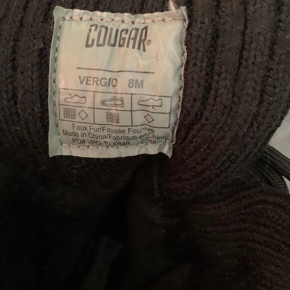 Cougar Women's Vergio Always Waterproof Black Lace Up Closure Winter Boots - Picture 9 of 11